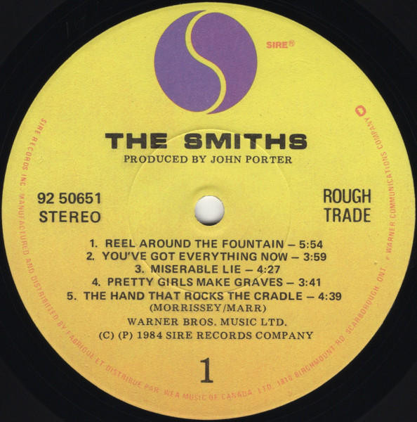 The Smiths - The Smiths [Vinyl] | Sire (92 50651) - 3