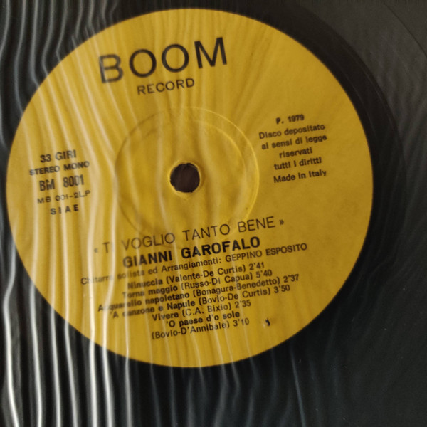 Gianni Garofalo - Ti Voglio Tanto Bene | Boom Record (BM 8001) - 4 Gianni Garofalo - Ti Voglio Tanto Bene | Boom Record (BM 8001) - 4