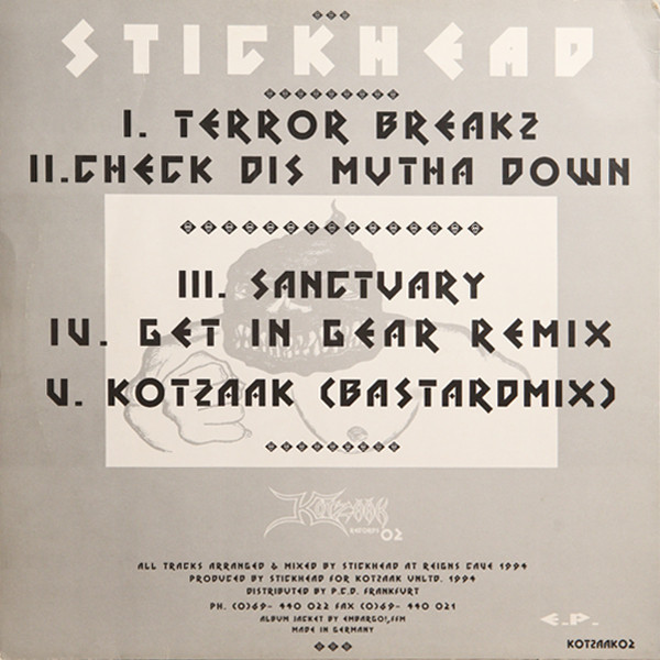 Stickhead - World's Hardest Kotzaak | Kotzaak Unltd. (KOTZAAK02) - 2