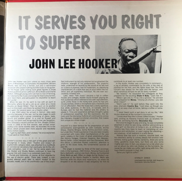 John Lee Hooker - It Serve You Right To Suffer | Impulse! (A-9103) - 3