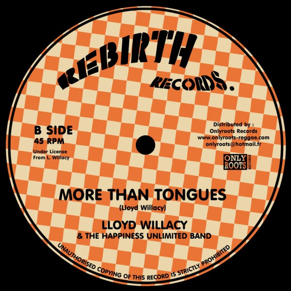 Lloyd Willacy & Happiness Unlimited - Bacra Massa / More Than Tongues | Rebirth Records (none)