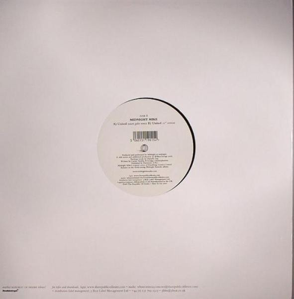 Midnight Mike - United | The Republic Of Desire (DZIR 008) - 2