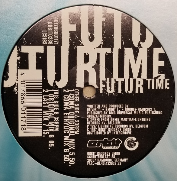 Futur Time - Futur Time / Coma | Orbit Records (ORBIT0236)