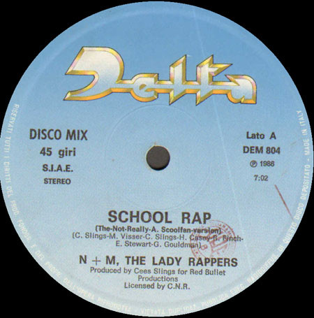 N&M (The Lady Rappers) - School Rap | Delta (DEM 804)