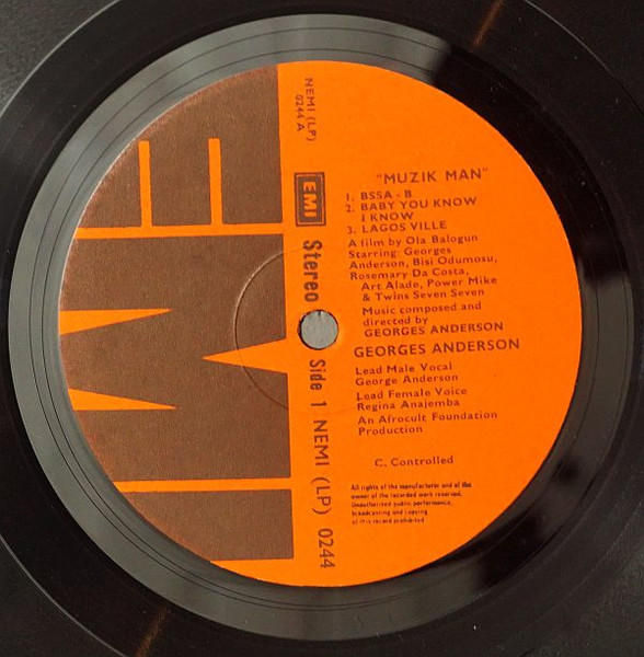 Georges Anderson - Muzik Man OST | EMI (NEMI (LP) 0244) - 2