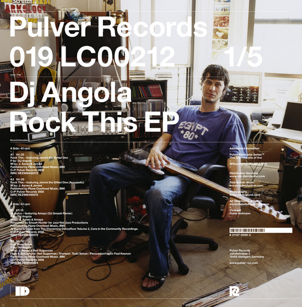 DJ Angola - Rock This EP | Pulver Records (PULVER 019) DJ Angola - Rock This EP | Pulver Records (PULVER 019)
