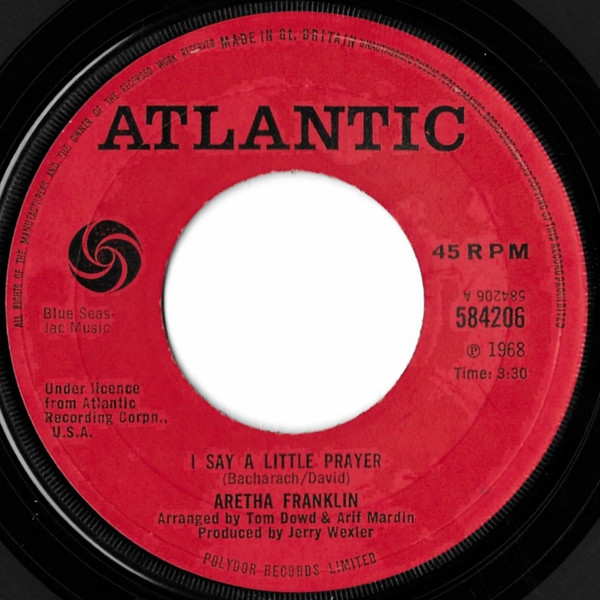 Aretha Franklin - I Say A Little Prayer | Atlantic (584206) - main