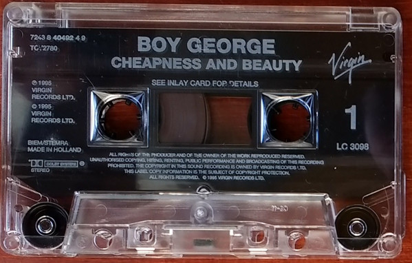 Boy George - Cheapness And Beauty | Virgin (7243 8 40492 4 9) - 3 Boy George - Cheapness And Beauty | Virgin (7243 8 40492 4 9) - 3