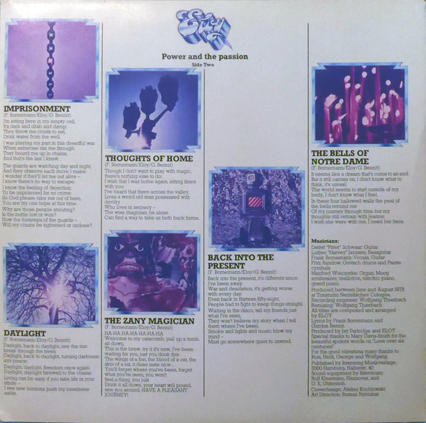 Eloy - Power And The Passion | Harvest (1C 062-29 602) - 3