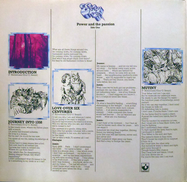 Eloy - Power And The Passion | Harvest (1C 062-29 602) - 2