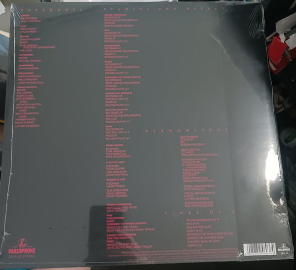 David Bowie - Young Americans LP | Parlophone (5021732489364) - 2