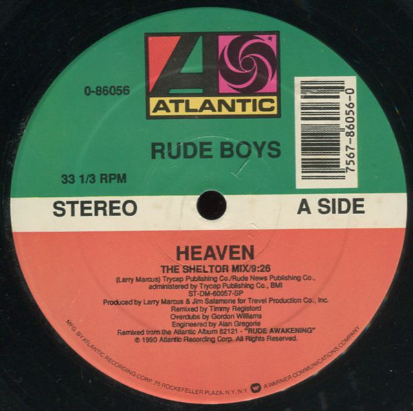 Rude Boys - Heaven | Atlantic (0-86056)