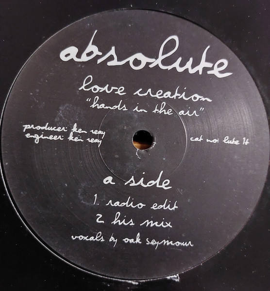 Love Creation - Hands In The Air | Absolute Records (Lute1t)