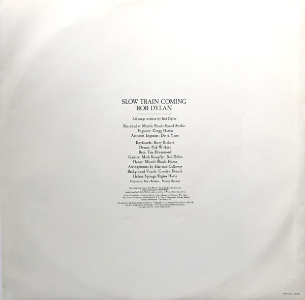 Bob Dylan - Slow Train Coming | CBS (CBS 86095) - 5