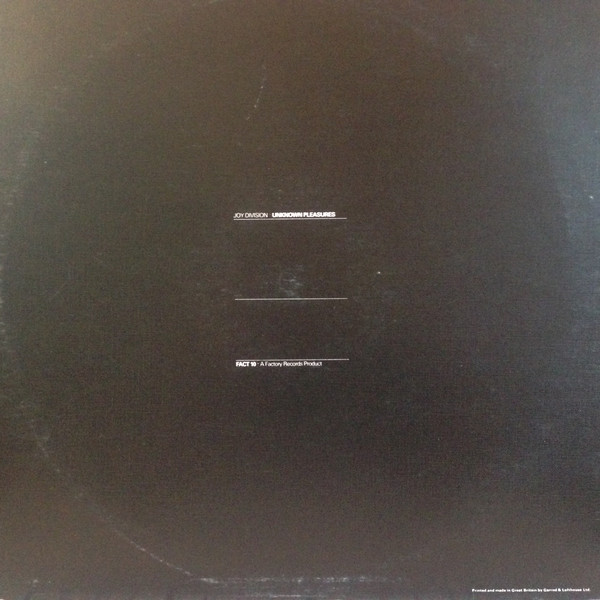 Joy Division - Unknown Pleasures | Factory (FACT 10) - 2