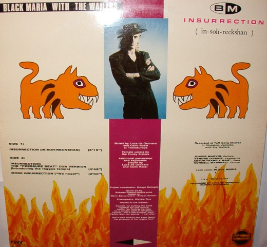 Black Maria With The Wailers Band - Insurrection (In-so-reckshan) | Fuzz Dance (ZZ 20 033) - 2