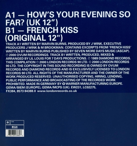 Josh Wink & Lil' Louis - How's Your Evening So Far? | FFRR (FX 384) - 2