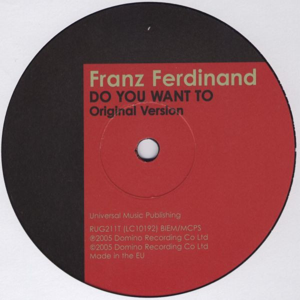 Franz Ferdinand - Do You Want To | Domino (RUG211T) - 4 Franz Ferdinand - Do You Want To | Domino (RUG211T) - 4