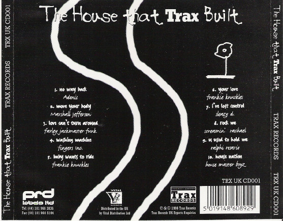 Various - The House That Trax Built | Trax Records (TRX UK CD001) - 2