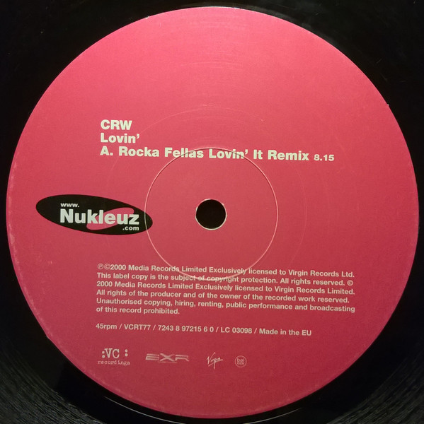 CRW - Lovin' | VC Recordings (VCRT77) - 3