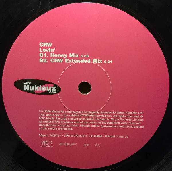 CRW - Lovin' | VC Recordings (VCRT77) - 4
