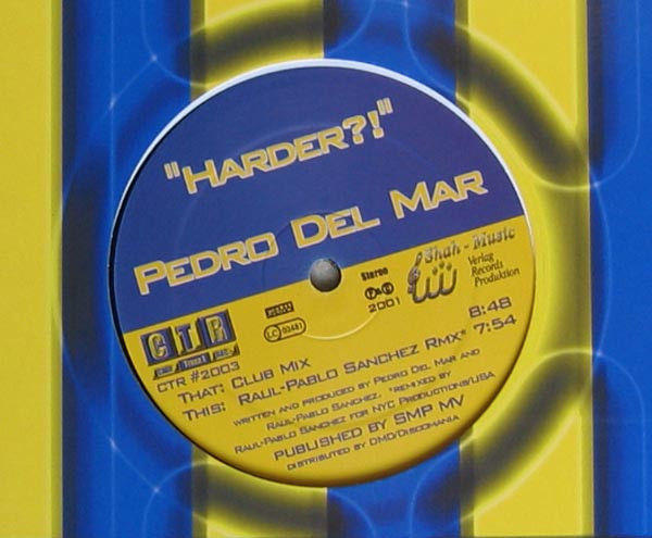 Pedro Del Mar - Harder?! | Club Traxx! Record (CTR #2003)