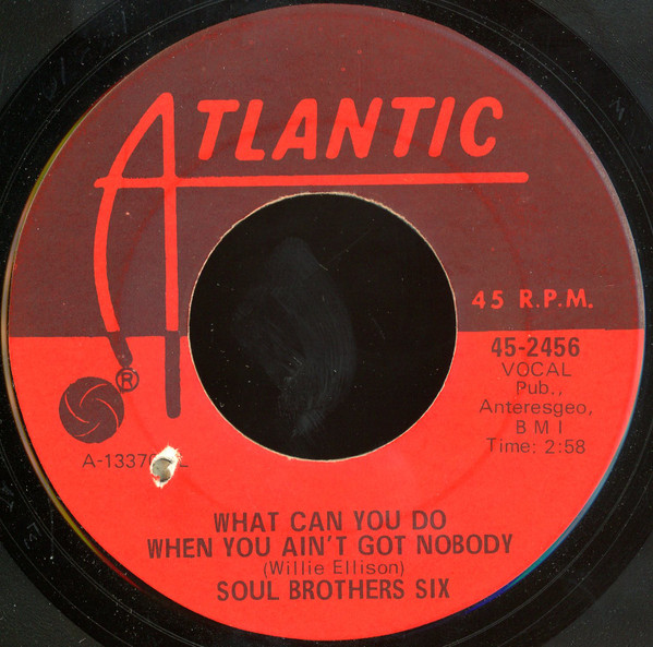 Soul Brothers Six - You Better Check Yourself | Atlantic (45-2456) - 2 Soul Brothers Six - You Better Check Yourself | Atlantic (45-2456) - 2