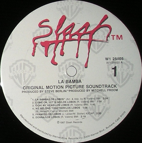 Various - La Bamba (Original Motion Picture Soundtrack) | Slash (9 W1-25605) - 3