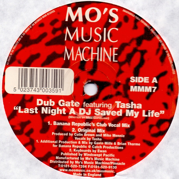 Dub Gate - Last Night A DJ Saved My Life | Mo's Music Machine (MMM7) - main
