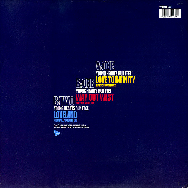 Respect Featuring Hannah Jones - Young Hearts Run Free | Almighty Records (12 ALMY 74X) - main Respect Featuring Hannah Jones - Young Hearts Run Free | Almighty Records (12 ALMY 74X) - main