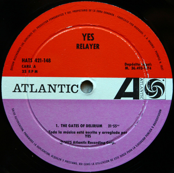 Yes - Relayer | Atlantic (HATS 421-148) - 4