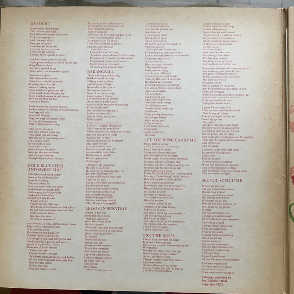 Joni Mitchell - For The Roses | Asylum Records (W 53007) - 2 Joni Mitchell - For The Roses | Asylum Records (W 53007) - 2