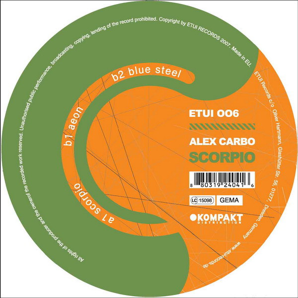 Alex Carbo - Scorpio | Etui Records (ETUI 006)