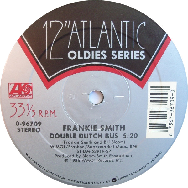 Frankie Smith / Donna Allen - Double Dutch Bus / Serious | Atlantic (0-96709)