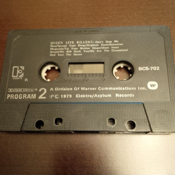 Queen - Live Killers [Cassette] | Elektra (BC5-702) - 4