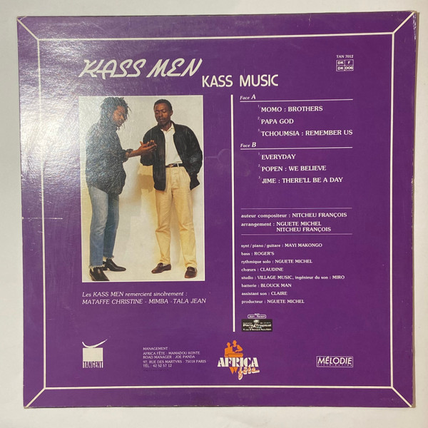 Kass Men - Kass Music | Tangent (TAN 7012) - 2