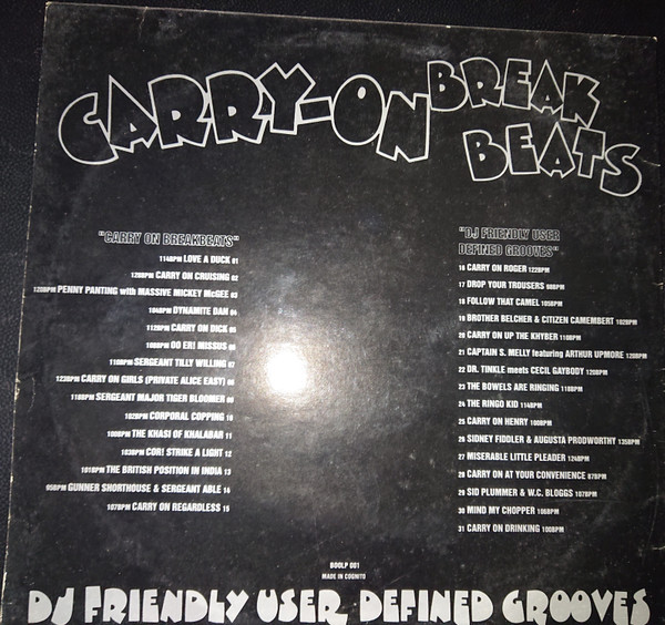 Various - Carry-On Break Beats / DJ Friendly User Definded Grooves | Not On Label (BOOLP001)