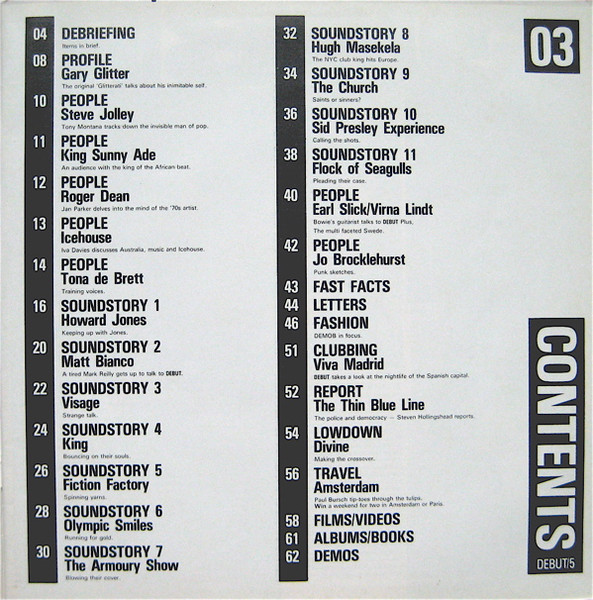 Various - Debut LP Magazine - Issue 05 | Debut (LP MAG 5) - 3