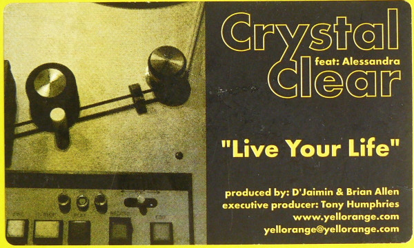 Crystal Clear Featuring Alessandra - Live Your Life | Yellorange (YO-1011) - 4 Crystal Clear Featuring Alessandra - Live Your Life | Yellorange (YO-1011) - 4