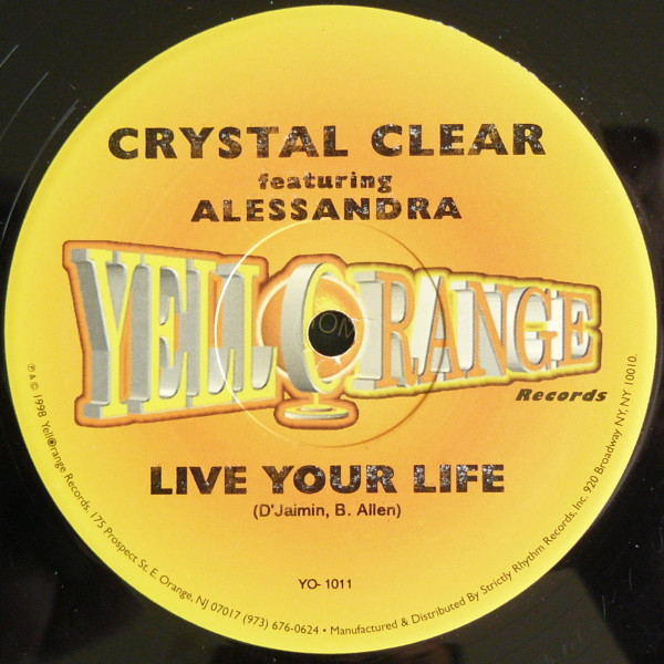 Crystal Clear Featuring Alessandra - Live Your Life | Yellorange (YO-1011) - 2 Crystal Clear Featuring Alessandra - Live Your Life | Yellorange (YO-1011) - 2
