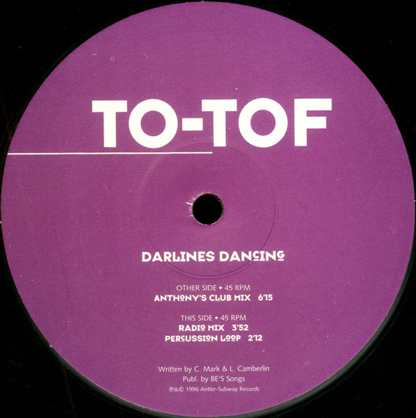To-Tof - Darlines Dancing | Zolex Records (ZX 7179) - 2