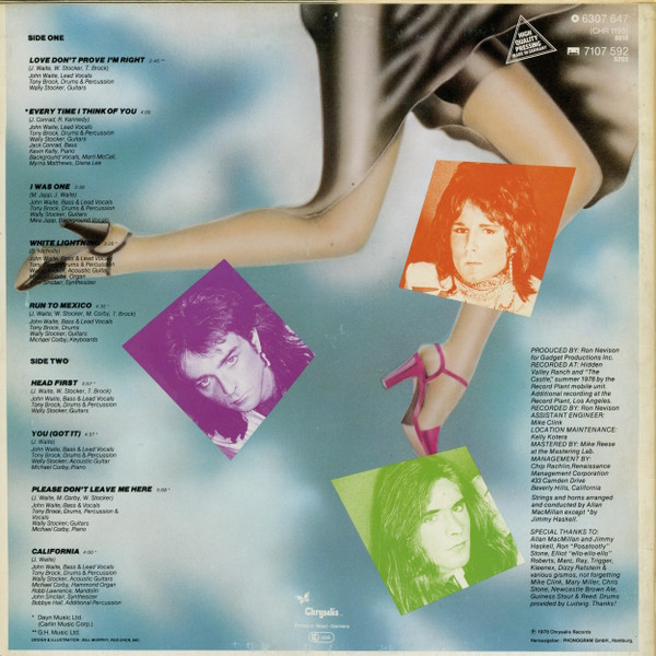 The Babys - Head First | Chrysalis (6307 647) The Babys - Head First | Chrysalis (6307 647)