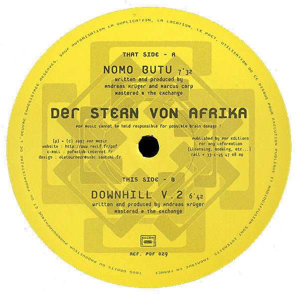 Der Stern Von Afrika - Nomo Butu ● Downhill V.2 | POF Music (POF 029) - 4