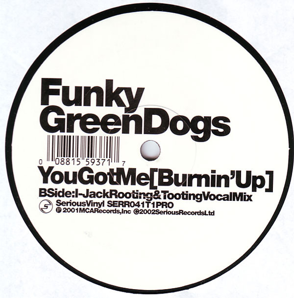 Funky Green Dogs - You Got Me (Burnin' Up) | Serious Records (SERR041T1PRO) Funky Green Dogs - You Got Me (Burnin' Up) | Serious Records (SERR041T1PRO)