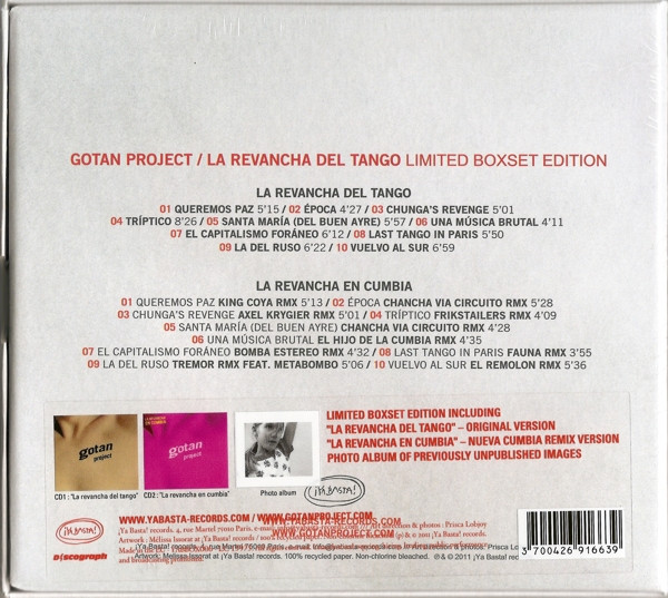 Gotan Project - La Revancha Del Tango / La Revancha En Cumbia | ¡Ya Basta! (YABBOX006) - 2 Gotan Project - La Revancha Del Tango / La Revancha En Cumbia | ¡Ya Basta! (YABBOX006) - 2