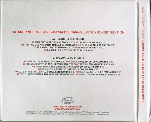 Gotan Project - La Revancha Del Tango / La Revancha En Cumbia | ¡Ya Basta! (YABBOX006) - 3 Gotan Project - La Revancha Del Tango / La Revancha En Cumbia | ¡Ya Basta! (YABBOX006) - 3