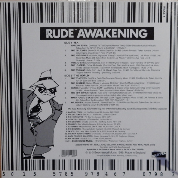 Various - The Rude Awakening (Today's Sharpest Essential Ska) | Beechwood Music (WAKE 1) - 2