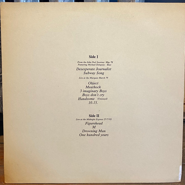 The Cure - Getting Old | Love Potion Record Cie (LP.9) - 2