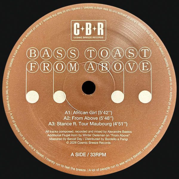 Bass Toast - From Above | Cosmic Breeze Records (CBR 009) - main