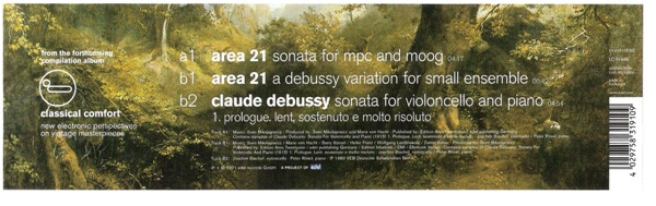 Area 21 / Claude Debussy - Classical Comfort (New Electronic Perspectives On Vintage Masterpieces) | Edel Records (0131910ERE)